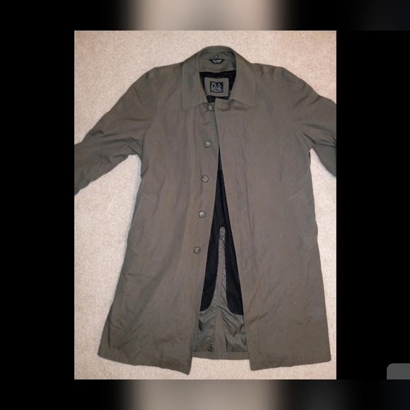 Jos A Bank trench coat size 40s - Picture 7 of 13